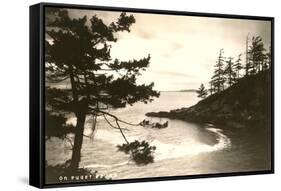 Puget Sound, Washington-null-Framed Stretched Canvas