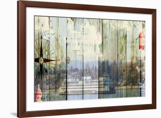 Puget Sound-Sandy Lloyd-Framed Art Print