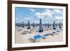 Puglia, Italy Beach Umbrellas-Richard Silver-Framed Photographic Print