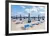 Puglia, Italy Beach Umbrellas-Richard Silver-Framed Photographic Print