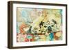 Pugs on a Chinese Print Sofa, 2000-Joan Thewsey-Framed Giclee Print