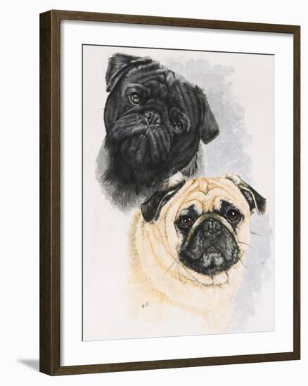 Pugs-Barbara Keith-Framed Giclee Print