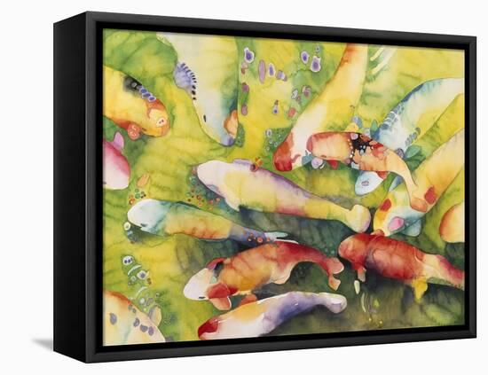 Pui's Fish-Mary Russel-Framed Stretched Canvas