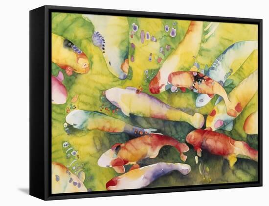 Pui's Fish-Mary Russel-Framed Stretched Canvas