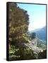 Puilaurens Castle Walls France-Marilyn Dunlap-Framed Stretched Canvas