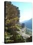 Puilaurens Castle Walls France-Marilyn Dunlap-Stretched Canvas