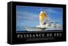 Puissance De Tir: Citation Et Affiche D'Inspiration Et Motivation-null-Framed Stretched Canvas