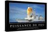 Puissance De Tir: Citation Et Affiche D'Inspiration Et Motivation-null-Stretched Canvas