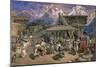 Puja at Chini Bashahr, Himalayas, c.1859-66-William 'Crimea' Simpson-Mounted Giclee Print