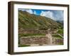 Puka Pukara Ruins, Cusco Region, Peru, South America-Karol Kozlowski-Framed Photographic Print