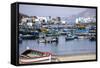 Pukusana (Pucusana) fishing village, Peru, South America-Peter Groenendijk-Framed Stretched Canvas