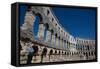 Pula Arena, Roman Amphitheater, constructed between 27 BC and 68 AD, Pula, Croatia, Europe-Richard Maschmeyer-Framed Stretched Canvas