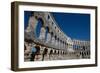 Pula Arena, Roman Amphitheater, constructed between 27 BC and 68 AD, Pula, Croatia, Europe-Richard Maschmeyer-Framed Photographic Print