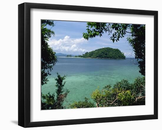 Pulau Mamutik Islands in Tunku Abdul Rahman Park, Sabah, Borneo, Malaysia, Southeast Asia-Robert Francis-Framed Photographic Print