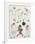 Pulcinella, Commedia Dell'Arte Character, Italy, 20th Century-null-Framed Giclee Print