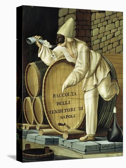 Pulcinella from Traditional Neapolitan Small Business-null-Stretched Canvas