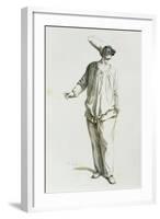 Pulcinella in 1800-Maurice Sand-Framed Giclee Print