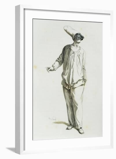 Pulcinella in 1800-Maurice Sand-Framed Giclee Print