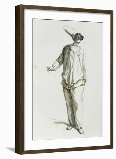 Pulcinella in 1800-Maurice Sand-Framed Giclee Print