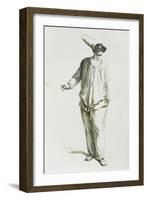 Pulcinella in 1800-Maurice Sand-Framed Giclee Print