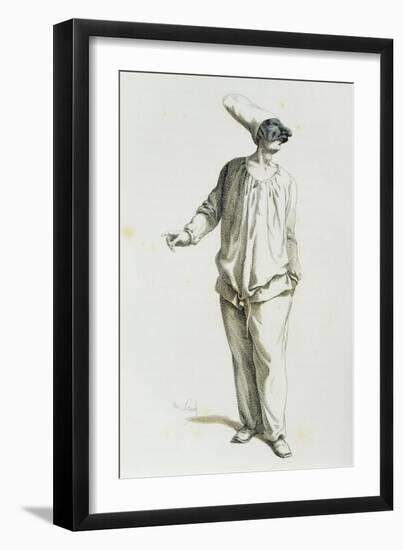 Pulcinella in 1800-Maurice Sand-Framed Giclee Print