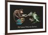 Pull Away Polly-null-Framed Art Print