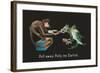 Pull Away Polly-null-Framed Art Print