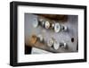 Pull Knobs - Choke And Throttle With Shallow Depth Of Field-leaf-Framed Photographic Print