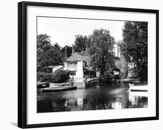 Pull's Ferry, Norwich-Fred Musto-Framed Photographic Print