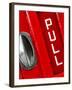 Pull Sign from a Red Telephone Booth - London - UK - England - United Kingdom - Europe-Philippe Hugonnard-Framed Photographic Print