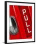 Pull Sign from a Red Telephone Booth - London - UK - England - United Kingdom - Europe-Philippe Hugonnard-Framed Photographic Print