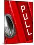 Pull Sign from a Red Telephone Booth - London - UK - England - United Kingdom - Europe-Philippe Hugonnard-Mounted Photographic Print