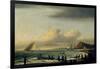 Pulling in the Nets, Teignmouth-Thomas Luny-Framed Giclee Print