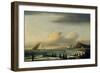 Pulling in the Nets, Teignmouth-Thomas Luny-Framed Giclee Print