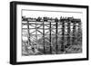 Pulling Out of the Clearcut-Clark Kinsey-Framed Art Print