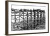 Pulling Out of the Clearcut-Clark Kinsey-Framed Art Print