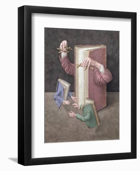 Pulling Strings, 2005-Jonathan Wolstenholme-Framed Giclee Print