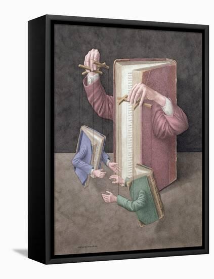 Pulling Strings, 2005-Jonathan Wolstenholme-Framed Stretched Canvas