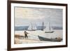 Pulling the Dory, 1880-Winslow Homer-Framed Giclee Print