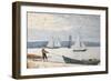 Pulling the Dory-Winslow Homer-Framed Giclee Print