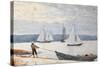 Pulling the Dory-Winslow Homer-Stretched Canvas