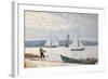 Pulling the Dory-Winslow Homer-Framed Giclee Print