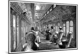 Pullman Drawing Room Car on the Midland Railway, England, 1876-null-Mounted Giclee Print