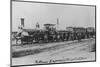 Pullman Express Locomotive-null-Mounted Photographic Print