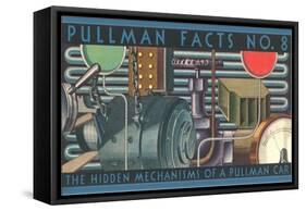 Pullman Facts No. 8, Hidden Mechanisms, Graphics-null-Framed Stretched Canvas