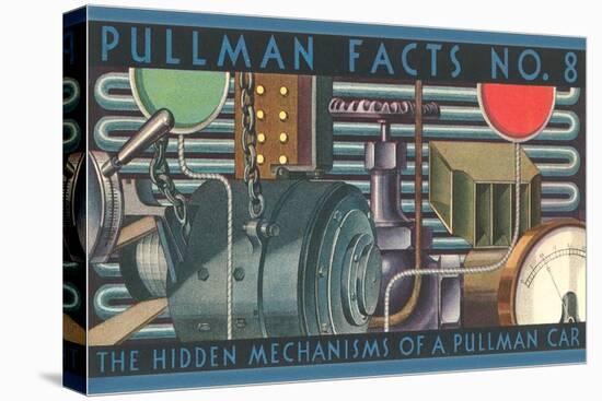 Pullman Facts No. 8, Hidden Mechanisms, Graphics-null-Stretched Canvas