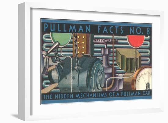 Pullman Facts No. 8, Hidden Mechanisms, Graphics-null-Framed Art Print