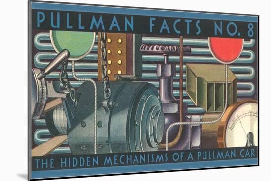Pullman Facts No. 8, Hidden Mechanisms, Graphics-null-Mounted Art Print