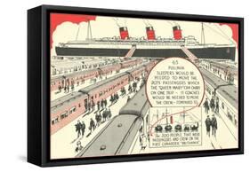 Pullman Sleepers vs. Queen Mary-null-Framed Stretched Canvas