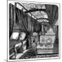 Pullman Sleeping Car on the Union Pacific Railroad, C1869-null-Mounted Giclee Print